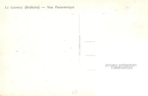 AK / Ansichtskarte La_Louvesc Vue panoramique La_Louvesc