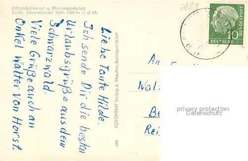 Saig_Schwarzwald Panorama Saig Schwarzwald