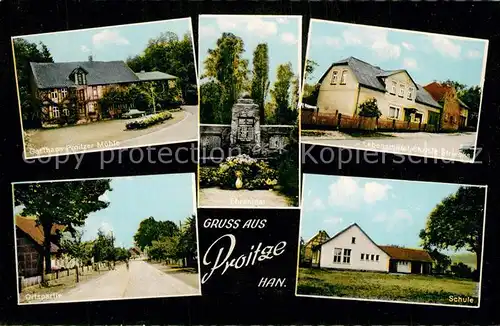 Proitze Gasthaus Proitzer Muehle Denkmal Schule Proitze