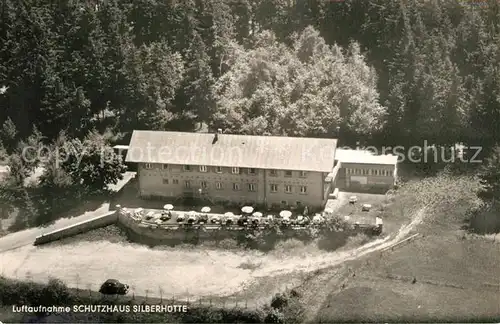 Baernau Fliegeraufnahme Schutzhaus Silberhuette Baernau