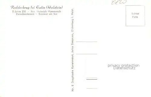 Eutin Redderkrug Terrasse am See Eutin