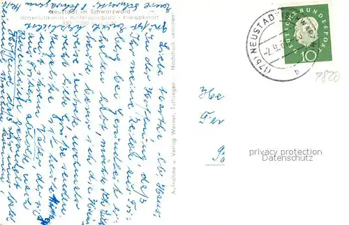 Neustadt_Schwarzwald Panorama Kirche Neustadt_Schwarzwald