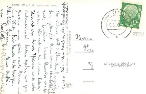 Titisee Panorama Titisee