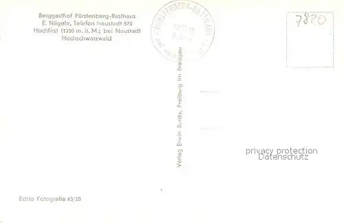 Hochfirst_Berg Aussichtsturm Saiger Kreuzplatz Wegweiser Saig Rasthaus Hochfirst_Berg