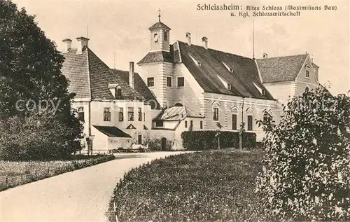 Schleissheim_Oberschleissheim Altes Schloss Maximilians Bau koenigliche Schlosswirtschaft Schleissheim