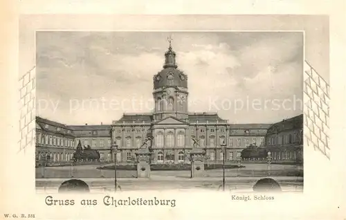 Charlottenburg Koenigliches Schloss Charlottenburg