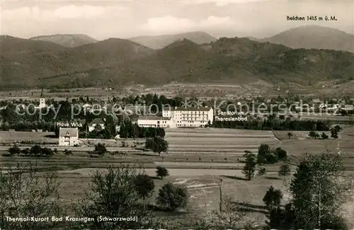 Bad_Krozingen Sanatorium Theresienbad Haus Wick Belchen Bad_Krozingen