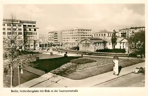 Berlin Wittenbergplatz Blick Tauentzienstrasse KaDeWe Philipshaus Berlin