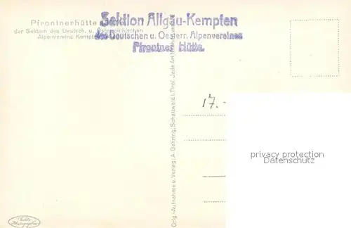 Kempten_Allgaeu Pfrontner Huette Kempten Allgaeu