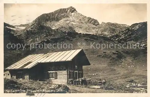 Garmisch Partenkirchen Hochalmhuette Alpspitze Garmisch Partenkirchen