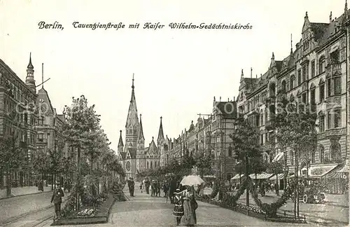 Berlin Tauentzienstrasse Kaiser Wilhelm Gedaechtniskirche  Berlin