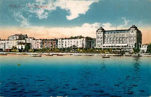Pola_Kroatien Via Stazione Pola_Kroatien
