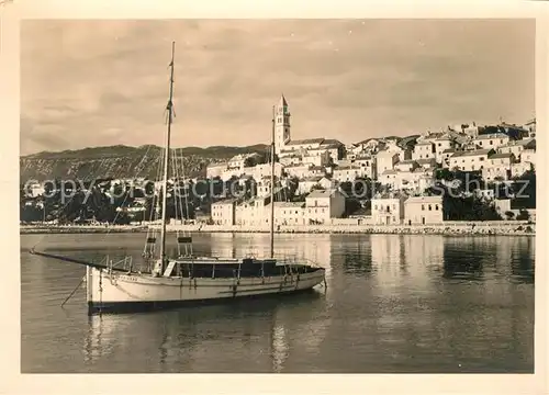 Novi_Vinodolski Panorama Segelboot Novi Vinodolski