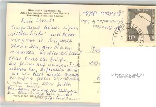 Streitberg_Oberfranken Alte Kurhausbrennerei Pilgerstube Streitberg Oberfranken