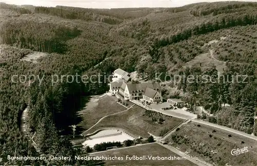 Barsinghausen Fliegeraufnahme Nieders?chsisches Fu?ball Verbandsheim Barsinghausen