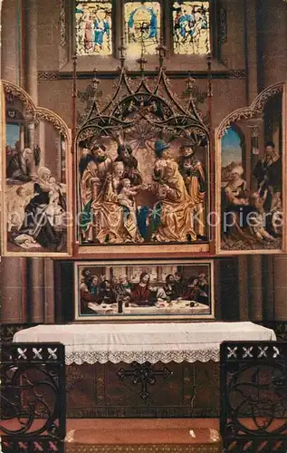 Ulm_Donau M?nster Schaffner Altar im Chor Ulm_Donau