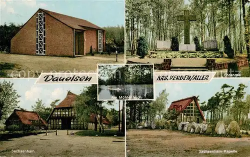 Dauelsen Ehrenmal Sachsenhain Kapelle  Dauelsen
