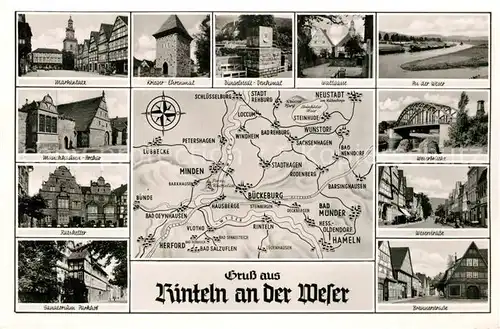 Rinteln Weser M?nchhausen Archiv Wallgasse Kriegerehrenmal Rinteln