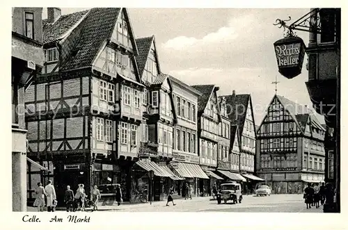 Celle_Niedersachsen Markt Fachwerk Celle_Niedersachsen
