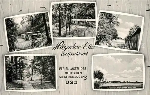 Hitzacker_Elbe Wolfsschlucht Elbpartie Ferienheim der deutschen Schreberjugend Hitzacker Elbe
