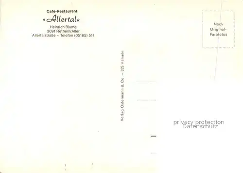 Rethem_Aller Caf? Restaurant Allertal Rethem_Aller