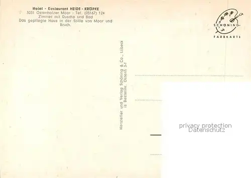 Ostenholz Hotel Restaurant Heide Kr?pke Ostenholzer Moor Ostenholz