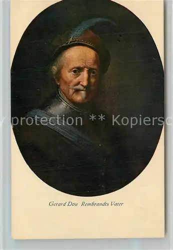 Cassel_Kassel K?nigliche Gem?ldegalerie Portrait Gerard Dou Rembrandts Vater Cassel Kassel
