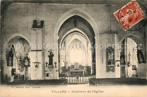 AK / Ansichtskarte Villars les Dombes Interieur de l Eglise Villars les Dombes