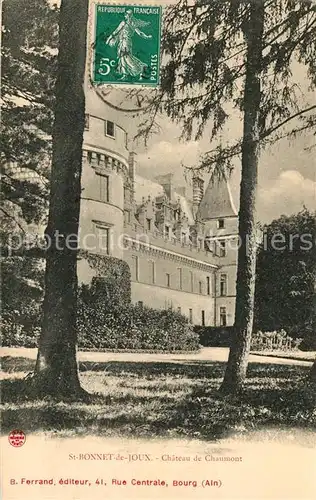 AK / Ansichtskarte Saint Bonnet de Joux Chateau de Chaumont Saint Bonnet de Joux