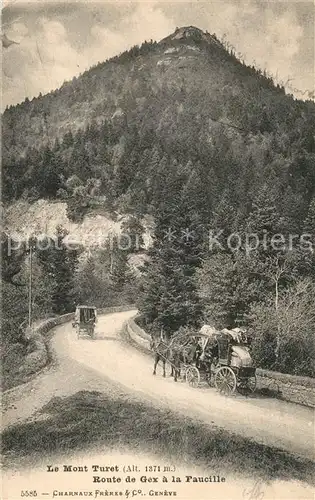 AK / Ansichtskarte Gex Route a la Faucille Mont Turet Gex