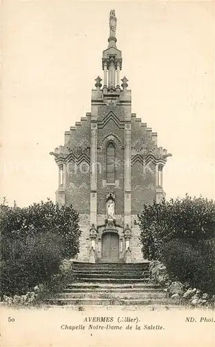 AK / Ansichtskarte Avermes Chapelle Notre Dame de la Salette Avermes