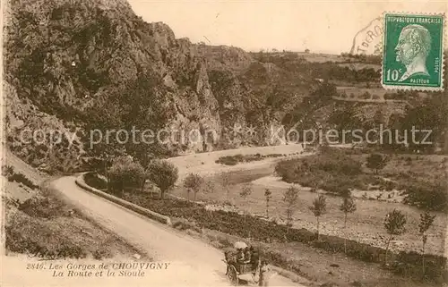 AK / Ansichtskarte Chouvigny Panorama des Gorges La Route et la Sioule Paysage Chouvigny