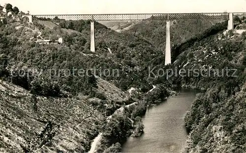 AK / Ansichtskarte Sauret Besserve Viaduc des Fades Vallee de la Sioule Paysage Sauret Besserve