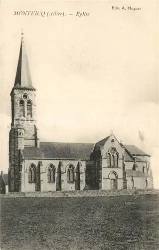 AK / Ansichtskarte Montvicq Eglise Kirche Montvicq