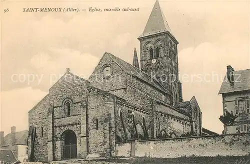 AK / Ansichtskarte Saint Menoux Eglise Kirche Saint Menoux