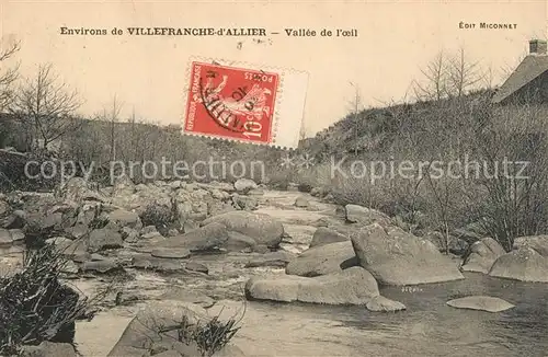 AK / Ansichtskarte Villefranche_d_Allier Paysage Vallee de l oeil Villefranche_d_Allier
