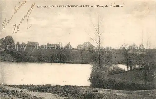 AK / Ansichtskarte Villefranche_d_Allier Etang de Nouzilliers Villefranche_d_Allier