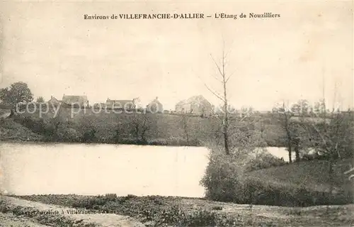 AK / Ansichtskarte Villefranche_d_Allier Etang de Nouzilliers Villefranche_d_Allier