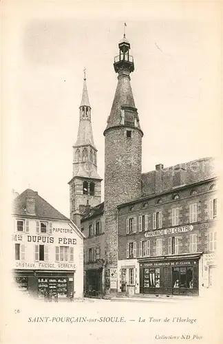 AK / Ansichtskarte Saint Pourcain sur Sioule Tour de l Horloge Saint Pourcain sur Sioule