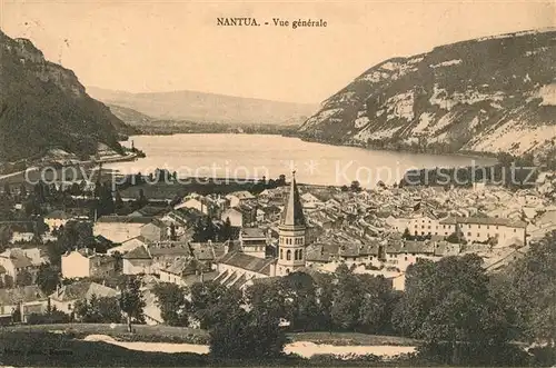 AK / Ansichtskarte Nantua Vue generale Montagnes Nantua