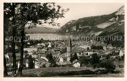 AK / Ansichtskarte Nantua Vue generale et le Lac Montagnes Nantua