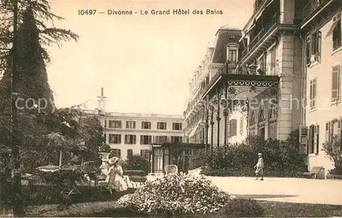 AK / Ansichtskarte Divonne les Bains Grand Hotel des Bains Divonne les Bains