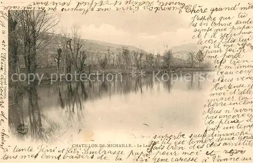 AK / Ansichtskarte Chatillon de Michaille Aux bords du Lac 