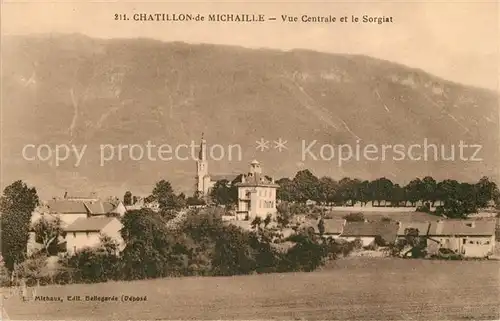 AK / Ansichtskarte Chatillon de Michaille Vue centrale et le Sorgiat 