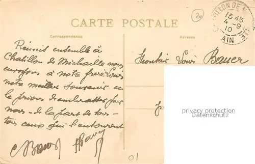 AK / Ansichtskarte Chatillon de Michaille Panorama sur la Tour 