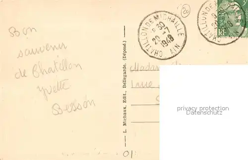 AK / Ansichtskarte Chatillon de Michaille Vue panoramique 