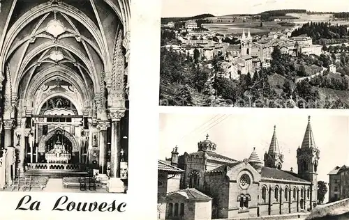AK / Ansichtskarte La_Louvesc Eglise Vue partielle La_Louvesc