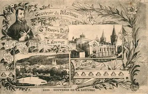 AK / Ansichtskarte La_Louvesc Souvenir du Pelerinage St Francois Regis La_Louvesc