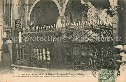 AK / Ansichtskarte La_Louvesc Interieur Chapelle St Francois Regis La_Louvesc