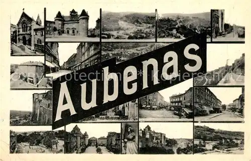 AK / Ansichtskarte Aubenas Vue partielle Aubenas